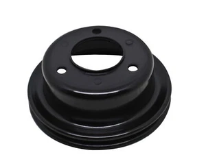 1 GROOVE BLACK STEEL CRANK PULLEY FOR 1965-1966 FORD SMALL BLOCK SBF ENGINES - Bild 1 von 1
