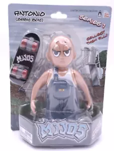 Mijos Antonio (Baby Boy) Serie 1 Actionfigur mit Skateboard Homies 2004 *LESEN* - Bild 1 von 13