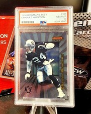 1998 Bowman's Best #101 Charles Woodson ROOKIE RC PSA 10 GEM MINT RAIDERS