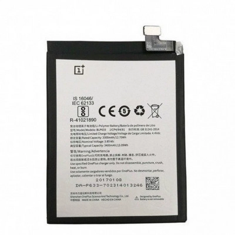 Oneplus / Oppo Batteria Litio Originale BLP633 per 3T A3010 3T Dual Sim 3300mAh  - Immagine 1 di 1