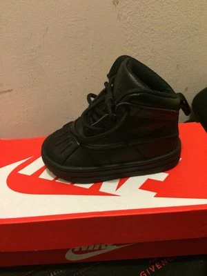 NIKE WOODSIDE 2 HIGH (TD) 幼儿靴 黑色 / 黑色 5c 儿童/孩子/ ACG — 第 1/4 张图片