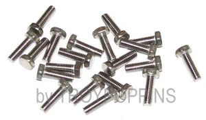 20-SS #10-32 X 5/8" FINE HH HEX HEAD BOLTS MACHINE SCREWS 18-8 STAINLESS STEEL - Picture 1 of 1