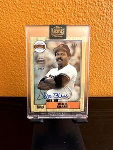 2022 Topps Archives Signature Series edición retirada azul vida automático #'d/99 - Imagen 1 de 2