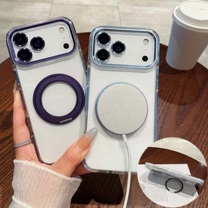 Mag Safe Hülle für iPhone 17 Pro Max 16 15 14 13 12 11 + Metall Kamera Linse Cover - Bild 1 von 28