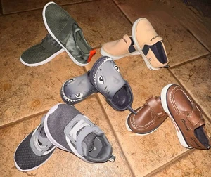 Lot Of 5 Toddler Boy Shoes Size 5,6,7, 10-Mixed Brands - Picture 1 of 3