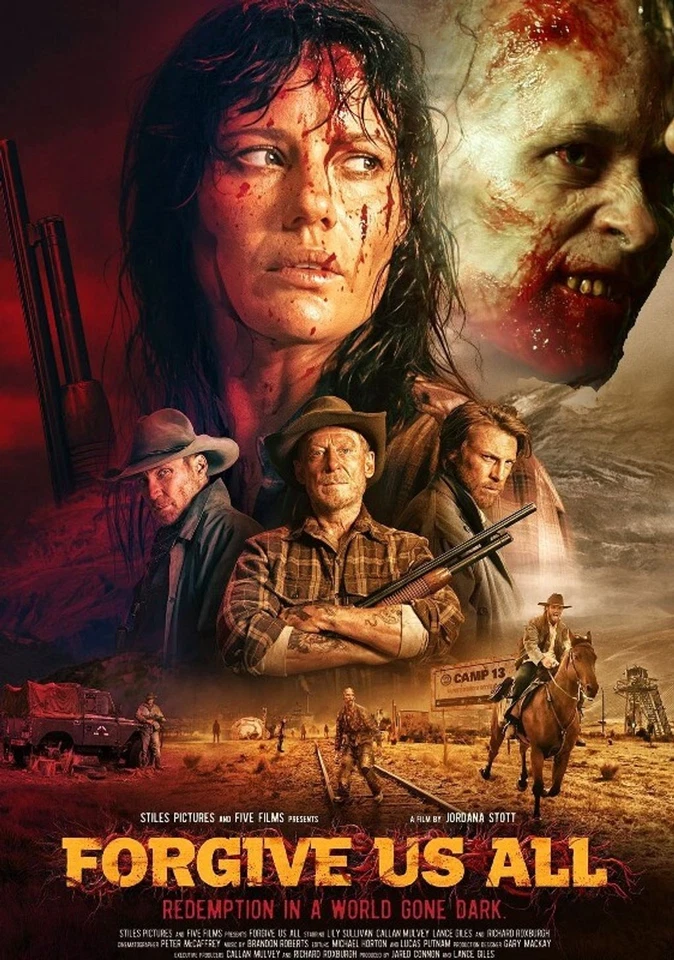 DVD Forgive Us All (2025) Post-Apocalyptic Western Horror Movie Free Region CD - Image 1 of 2