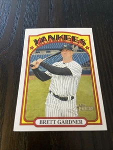 2021 Topps Heritage - High Number SP Brett Gardner #424 - Picture 1 of 2