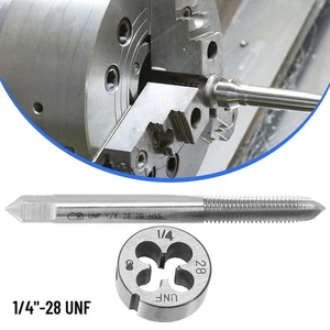 1/4\"-28 UNF Tap & Die Set Metalworking Replacement Thread Tap Brand New - Picture 1 of 12