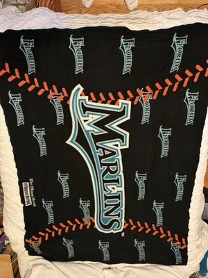 Manta Florida Marlins - The Miami Herlad - 62x46 Foto 1 de 4