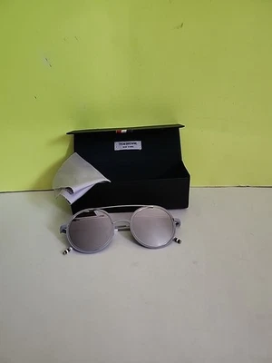 Gafas de sol Thom Browne York gris/plateado TB-108-B-GRY-SLV-50 hechas en JAPÓN con estuche Foto 1 de 4