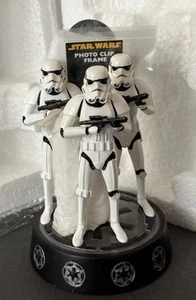 RARE! BRAND NEW! DISNEY PARKS STAR WARS STORMTROOPER PHOTO HOLDER CLIP FRAME 6" - Picture 1 of 6