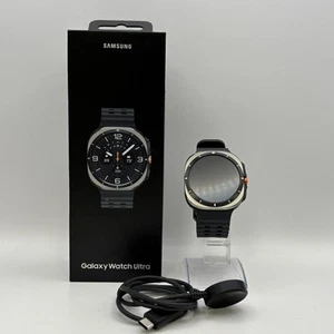 Samsung Galaxy Watch Ultra 47mm szary tytan z szarym granatowym (LTE) - doskonały - Zdjęcie 1 z 5