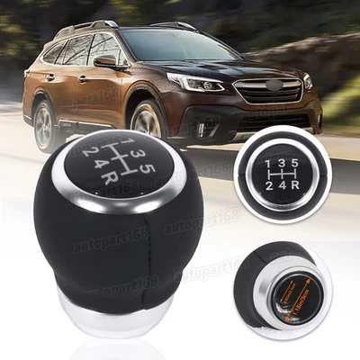 For Subaru Impreza Wrx Sti Outback 2009-2019 5 Speed Stick Shift Knob black - Imagem 1 de 4