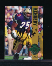 1993 Classic Four Sport Collection Gold /3900 Lincoln Kennedy #99 signed auto