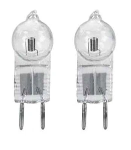 2x Capsule G4 Bulbs Light 50w 12V Halogen GY6.35 2 Pin 2900K Clear Lamp UV Stop - Picture 1 of 6
