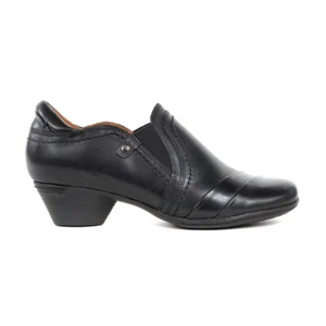 Rockport Cobb Hill Women's Laurel Slip-Ons Black Leather Shoes CI1740 - Picture 1 of 4