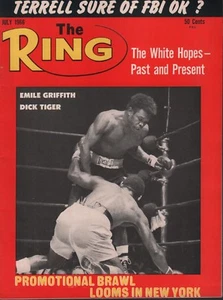 Emile Griffith Dick Tiger The Ring July 1966 051018DBX - Picture 1 of 1