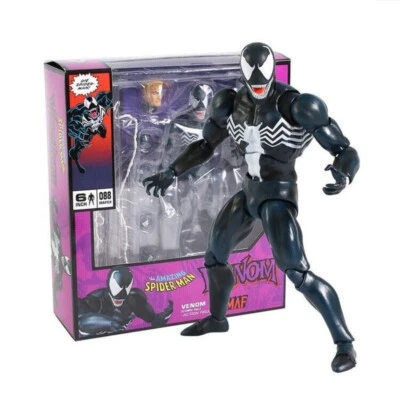 New MAFEX 088 1:12 The Amazing Spider-Man Venom Comic Ver. Action Figure Box - Image 1 of 4