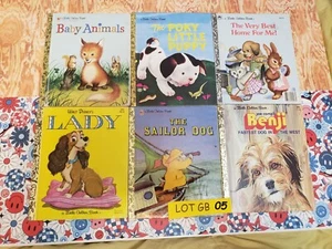 DOGS - GOLDEN BOOKS - LOT OF 6 HARDCOVER BOOKS - LOT 05 - SEE PHOTOS - - Picture 1 of 2