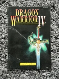 Dragon Warrior IV 4 Manual Only Authentic Explorers Handbook 1991 Nintendo NES - Bild 1 von 3