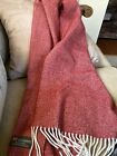 Hundred percent cashmere Fringed scarf made in Scotland