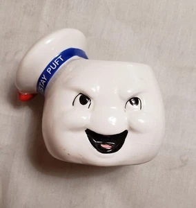 Ghostbusters Stay Puft Pflanzgefäß weiß mit blau & rot Culturefly 2019 3,5" hoch 3" breit - Bild 1 von 6