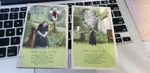 Postales Nearer My God To Thee Bamforth & Co. No. 1 y Nº 2 BONITOS sin publicar - Imagen 1 de 2