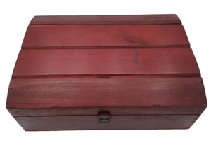 SCATOLA DI LEGNO - COFANETTO FORZIERE - Imagen 1 de 12