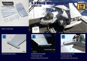 Wolfpack WP48131 , S-3 Viking Wing Folded Set (for Italeri 1/48) , Scale 1/48 - Bild 1 von 3