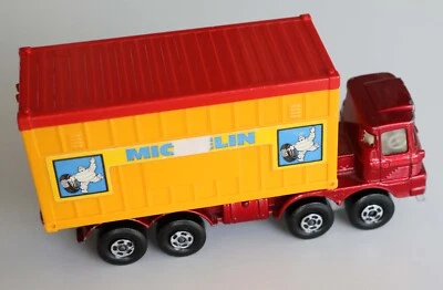Matchbox Lesney Container Truck 1976 - Container Michelin Kunststoff - Bild 1 von 4