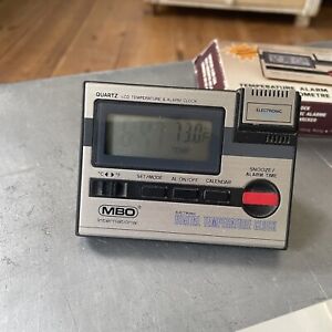 MBO Wecker Digitaluhr  - 70er Jahre Mit Temperaturanzeige Uhranzeige Schwach