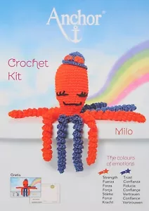 Ankerhäkelset - Milo the Octopus - Anfänger geeignet - Bild 1 von 3
