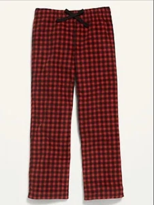 Old Navy Girls Red Buffalo Plaid Check Micro Fleece Sleep Pants Size XS (5) - Picture 1 of 1