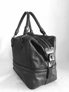 Pauric Sweeney Black Italian Leather Day Bag - Picture 1 of 6