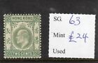 Kedvii Hong Kong 1903 Dull Green 2C Crown Ca Mint Sg;63