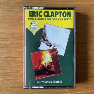 Eric Clapton - Slowhand & Backless RSO Audio Cassette 2 Albums On 1 Cassette RSO - Picture 1 of 6