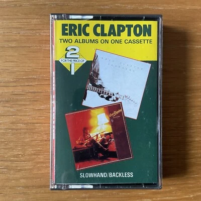 Eric Clapton - Slowhand & Backless RSO Audio Cassette 2 Albums On 1 Cassette RSO - Image 1 of 4