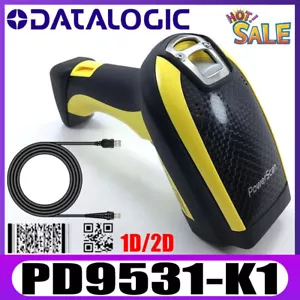 Datalogic PowerScan PD9531-K1 Handheld 1D 2D Area Imager Barcode Scanner USB Kit - Bild 1 von 11