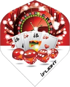 Dart 3, 6 o. 9 Stück Designa iFlight - Casino Rot - Karten - Würfel - Flights