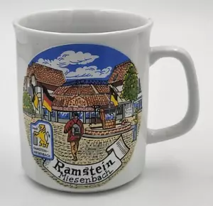 Taza Ramstein Miesenbach 3 pulgadas de diámetro 3,5 pulgadas de alto blanca - usada - Imagen 1 de 6
