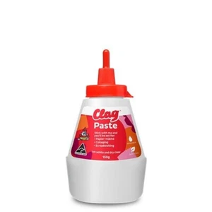 BOSTIK Clag Paste Stick Papier Dry Clear Glue Glu Dries Clear Non-toxic 150g NEW - Foto 1 di 3