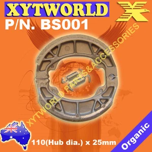 REAR Brake Shoes for SYM Orbit 11/for SYMply 125 4T 2009-2012 2013 2014 2015 - Picture 1 of 1