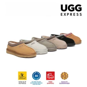AUSTRALIAN SHEPHERD® UGG Tazzy Slippers Women Men Sheepskin Woo Nonslip Hippie - Picture 1 of 67