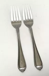 2 Reed and Barton Solange Salad Forks 6 1/4” - Picture 1 of 2