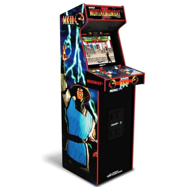 Mortal Kombat 2 Arcade Moves List Bezel Panel Artwork Art CPO Midway MK2  Midway