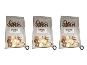 DW12FC 12MM FLAT SOLID COPPER WASHERS/GASKETS - PACK OF 300 - (12x18x1.5mm) - Bild 1 von 3