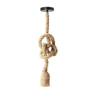 Rope ceiling light indoor Use Boys Bedroom Industrial Style - Picture 1 of 4