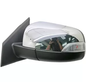 Right Chrome Side Mirror with Signal Electric Folding Fits Mazda Fast Ship - Picture 1 of 4