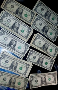 $100 STRAP OLD MODERN ONE DOLLAR BILLS FROM 1963B BARR NOTES 1977 1988 TO 2006 - Picture 1 of 5