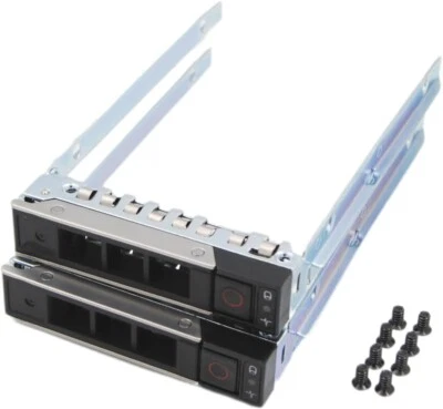 Lot of 2pcs 2.5" DXD9H SSD SAS SATA Hard Drive Caddy for Dell 14th Gen R440 R640 - Image 1 of 4
